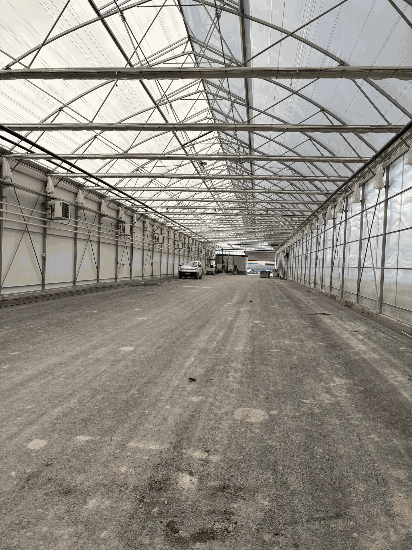 serre début chantier